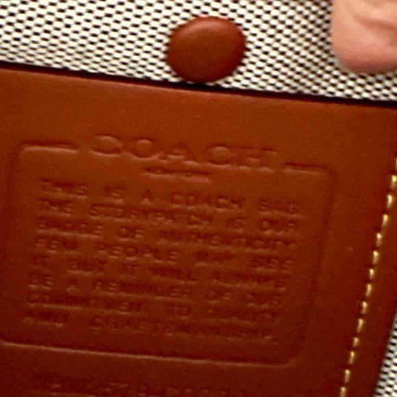 Coach Waverly Worn Once - Picture 5 of 5